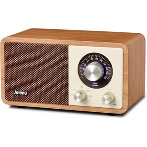 Bluetooth Speaker with FM Radio Retro Style 2600mAh Home Antenna‎ Rotary